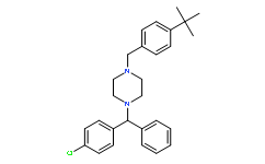 1-(对-叔丁苄基)-4-(对-氯代二苯甲基)哌嗪