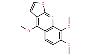 Skimmianin (4,​7,​8-Trimethoxyfuro[2,​3-​b]​quinoline)
