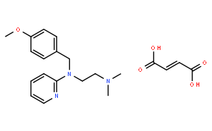 N-[(4-甲氧苯基)甲基]-N-(2-吡啶基)-N`,N`-二甲基-乙二胺马来酸盐