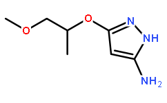 5-(2-methoxy-1-methylethoxy)-1H-Pyrazol-3-amine
