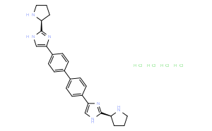 4,4'-Bis(2-((S)-pyrrolidin-2-yl)-1H-imidazol-5-yl)-1,1'-biphenyl tetrahydrochloride