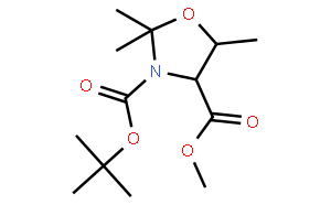 (4R,5S)-2,2,5-三甲基恶唑烷-3,4-二甲酸3-叔丁基4-甲酯