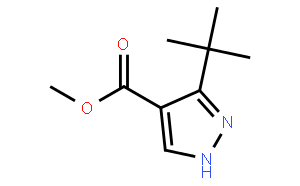 Methyl 3(5)-t-butylpyrazole-4-carboxylate