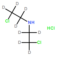 Bis(2-chloroethyl)-d8-amine HCl