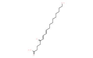 (6E,8Z)-18-Hydroxy-5-oxo-6,8-octadecadienoic Acid