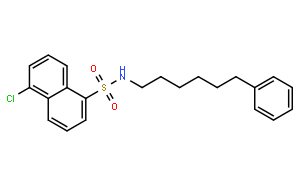 N-(6-Phenylhexyl)-5-chloro-1-naphthalenesulfonamide