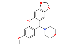 6-((4-Methoxyphenyl)(morpholino)methyl)benzo[d][1,3]dioxol-5-ol