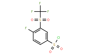 3-(三氟甲基磺酰基)-4-氟苯磺酰氯