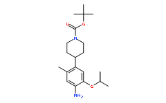4-(4-氨基-5-异丙氧基-2-甲基苯基)哌啶-1-甲酸叔丁酯