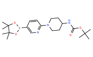 2-[4-(Boc-amino)-1-piperidinyl]pyridine-5-boronic acid pinacol ester