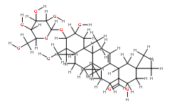 貝萼皂苷元-3- O-β-D-吡喃葡萄糖苷