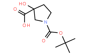 1-(tert-butoxycarbonyl)-3-hydroxypyrrolidine-3-carboxylic acid