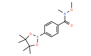 N-Methoxy-N-methyl-4-(4,4,5,5-tetramethyl-1,3,2-dioxaborolan-2-yl)benzamide