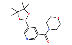 Morpholino(5-(4,4,5,5-tetramethyl-1,3,2-dioxaborolan-2-yl)pyridin-3-yl)methanone