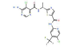 (R)-2-(1-(6-氨基-5-氯嘧啶-4-甲酰胺)乙基)-N-(5-氯-4-(三氟甲基)吡啶-2-基)噻唑-5-甲酰胺