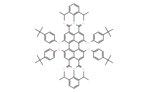 1,6,7,12-四(4-叔丁苯氧基)-N,N'-二(2,6-二异丙基苯基)-3,4,9,10-苝二酰亚胺