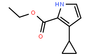 3-cyclopropyl-1H-Pyrrole-2-carboxylic acid ethyl ester