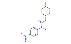 N-甲基-2-(4-甲基哌嗪-1-基)-N-(4-硝基苯基)乙酰胺