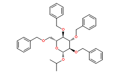 2,3,4,6-四-O-苄基-β-D-异丙基吡喃葡萄糖苷