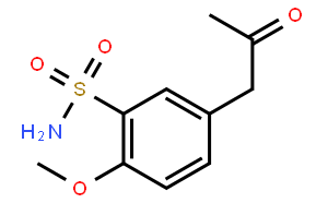 5-丙酮基-2-甲氧基苯磺酰胺