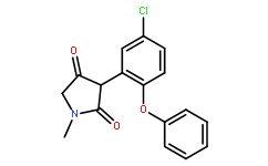 1-甲基-3-（5-氯-2-苯氧基苯基）-2，4-吡咯烷二酮