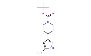 4-(5-氨基-1H-吡唑-3-基)哌啶-1-甲酸叔丁酯