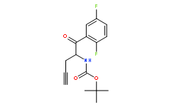 (1-(2,5-二氟苯基)-1-氧代-4-炔-2-基)氨基甲酸叔丁酯