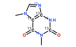 1,7-二甲基黃嘌呤-[13C4,15N3]（副黃嘌呤）