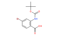 4-bromo-2-[(tert-butoxycarbonyl)amino]benzoic acid