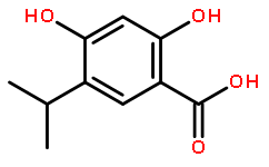 2,4-二羟基-5-异丙基苯甲酸
