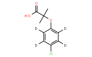 Clofibric-d4 Acid (4-chlorophenyl-d4)