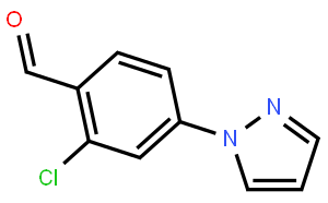 2-Chloro-4-(1H-pyrazol-1-yl)benzaldehyde