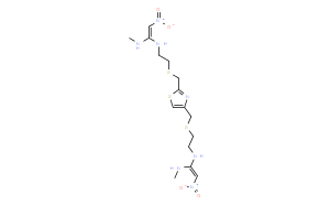 N1,N1’-[2,4-Thiazolediylbis(methylenethio-2,1-ethanediyl)]bis(N’-methyl-2-nitro-1,1-ethenediamine)