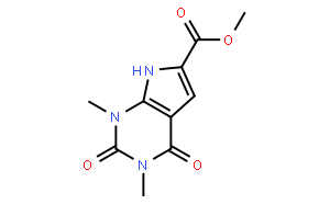 Methyl 1,3-dimethyl-2,4-dioxo-2,3,4,7-tetrahydro-1H-pyrrolo[2,3-d]pyrimidine-6-carboxylate