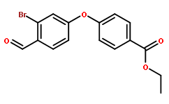 4-(3-溴-4-甲酰基苯氧基)苯甲酸乙酯