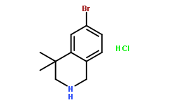6-溴-4,4-二甲基-1,2,3,4-四氢异喹啉盐酸盐
