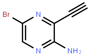 2-Amino-5-bromo-3-ethynylpyrazine