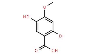 2-溴-4-甲氧基-5-羟基苯甲酸