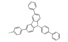 3-(4-氯苯基)-6-苯基-N-(4-联苯基)咔唑