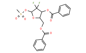 2-脱氧-2,2-二氟-D-赤式-五呋喃糖-3,5-二苯甲酯-1-甲磺酸酯