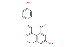 2-Propen-1-one, 1-(4-hydroxy-2,6-dimethoxyphenyl)-3-(4-hydroxyphenyl)-, (E)-