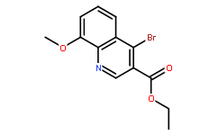 4-Bromo-8-methoxyquinoline-3-carboxylic acid ethyl ester