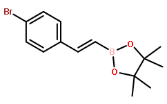 (E)-2-(4-溴苯乙烯基)-4,4,5,5-四甲基-1,3,2-二氧硼杂环戊烷