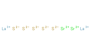 Strontium lanthanum sulfide