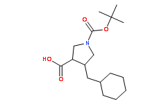 (3R,4R)-REL-4-(环己基甲基)-1,3-吡咯烷二羧酸 1-叔丁酯