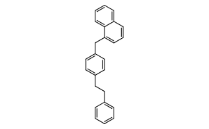 1-[4-(2-Phenylethyl)benzyl]naphthalene