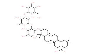 常春藤苷H；灰氈毛忍冬次皂苷甲