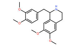 (1R)-1-[(3,4-Dimethoxyphenyl)methyl]-1,2,3,4-tetrahydro-6,7-dimethoxyisoquinoline
