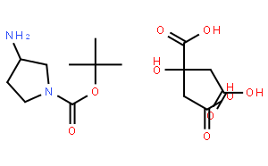 tert-Butyl 3-aminopyrrolidine-1-carboxylate2-hydroxypropane-1,2,3-tricarboxylate
