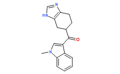 5-[(1-甲基吲哚-3-基)羰基]-4,5,6,7-四氢苯并咪唑